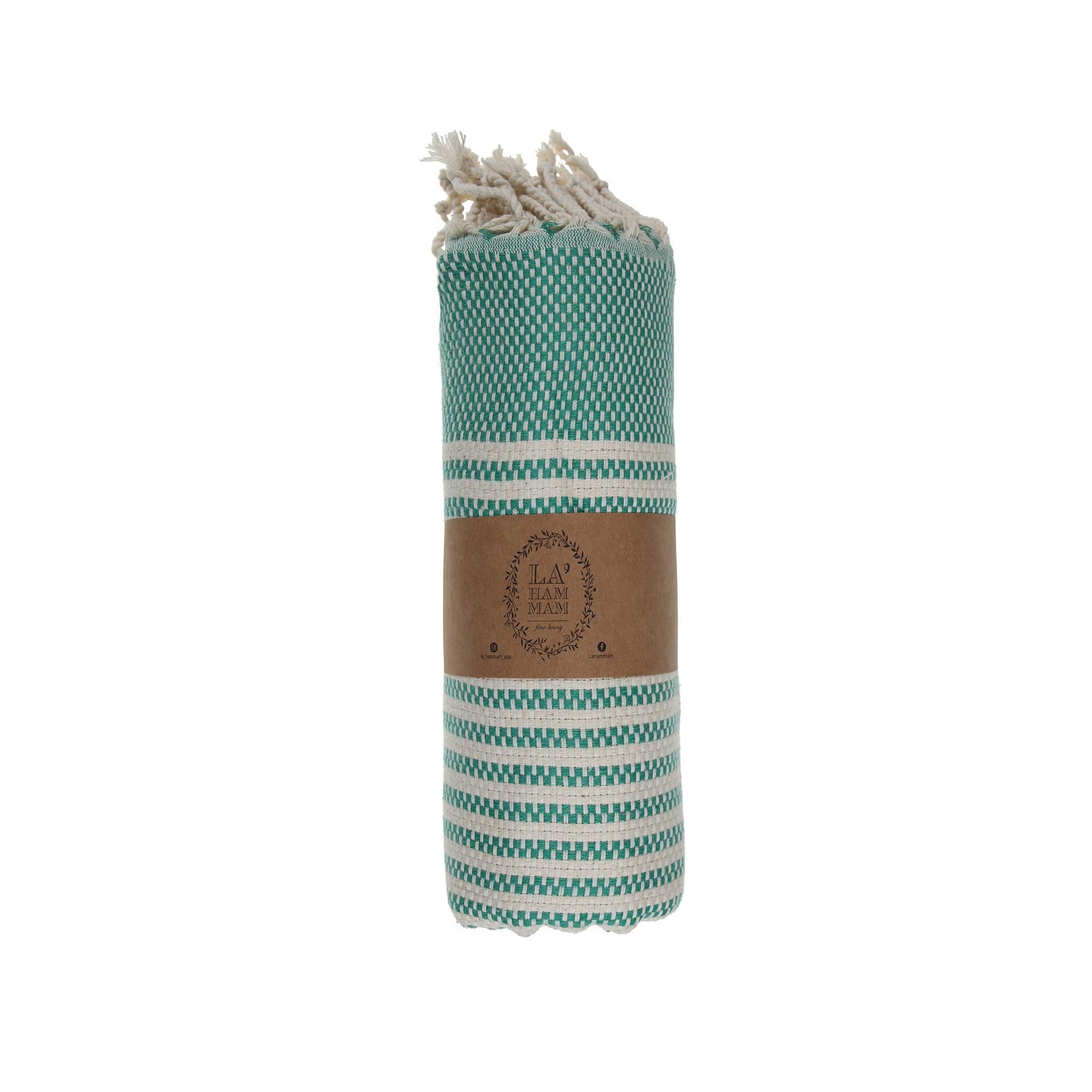 Shiran  Pure Cotton  Throw Blanket green