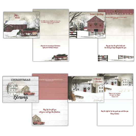 Boxed Christmas Cards -Christmas Time, KJV - 12 Cards