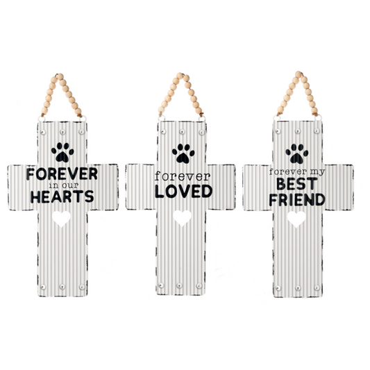 Metal Pet Memorial Cross