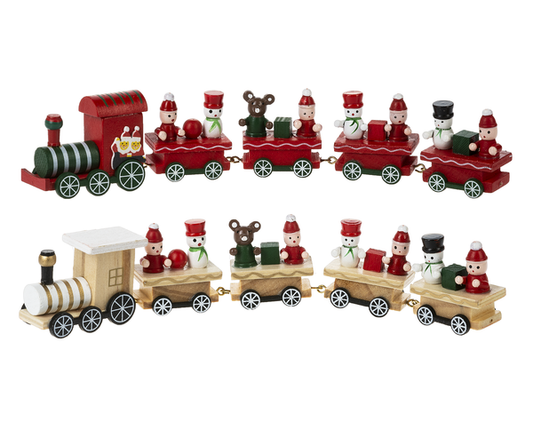 Wooden Christmas Train