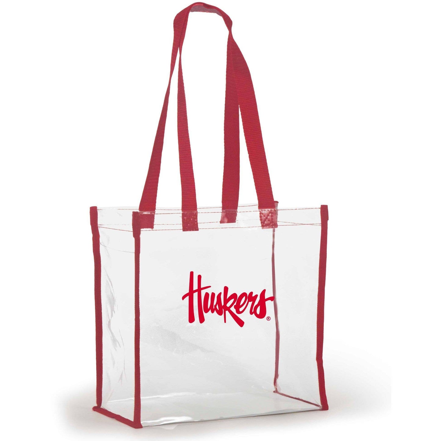 Clear Stadium Tote - Nebraska Cornhuskers