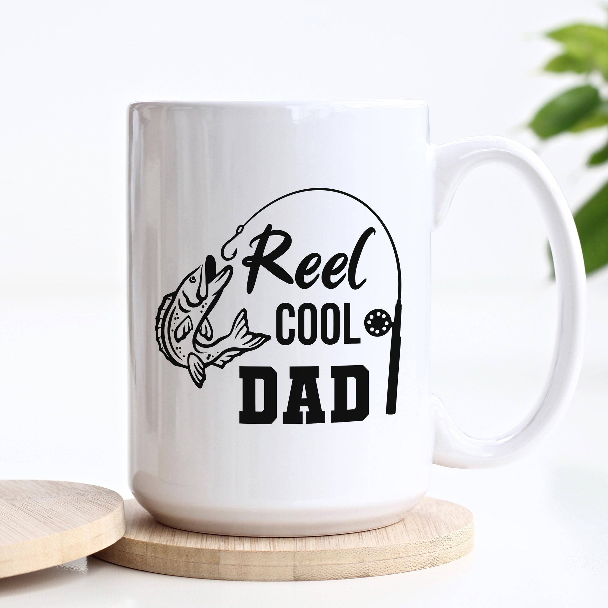 Reel Cool Dad Mug, Funny Fathers Day Gifts, Fishing Mug – Village