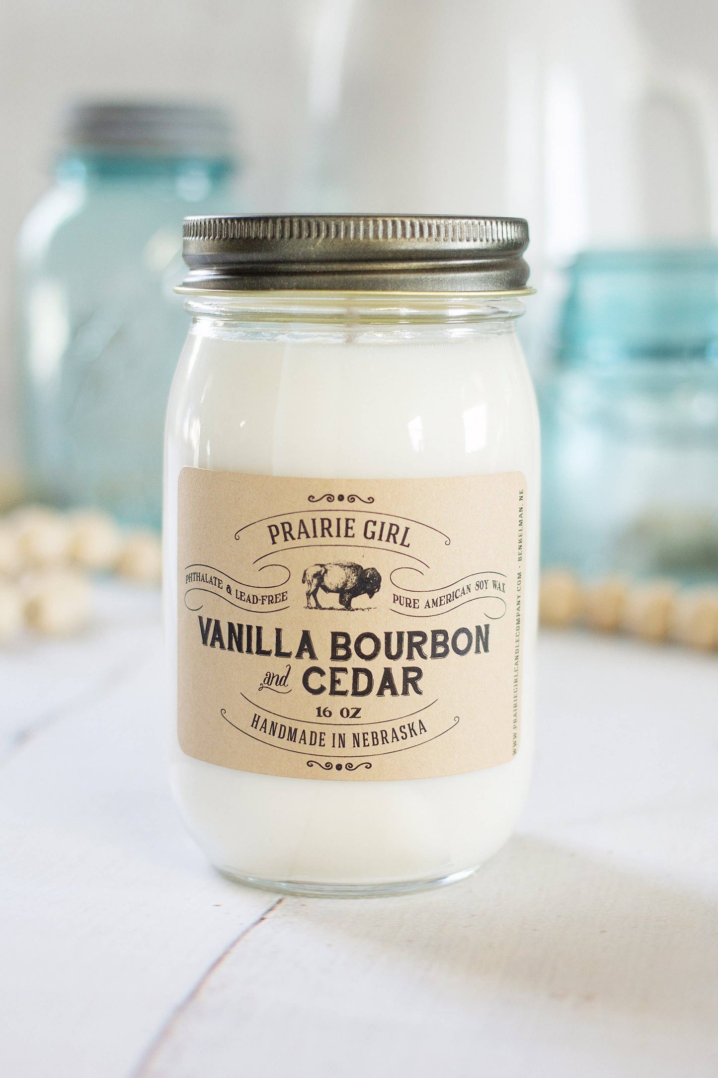 Vanilla Bourbon & Cedar Candle