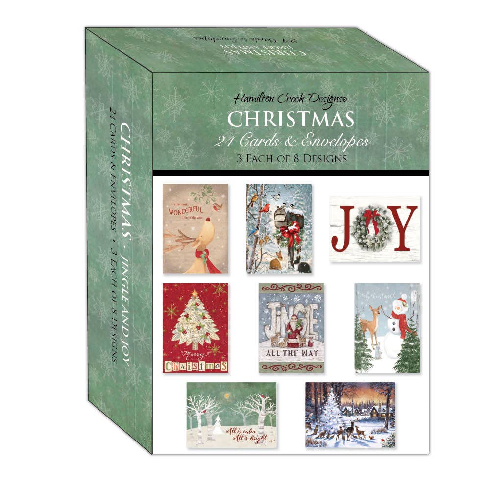 Jingle and Joy - Large Boxed Christmas Card Assortment